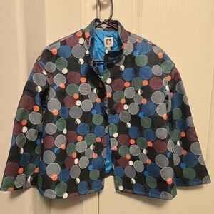Anne Klein Colorful Polka Dot Jacket